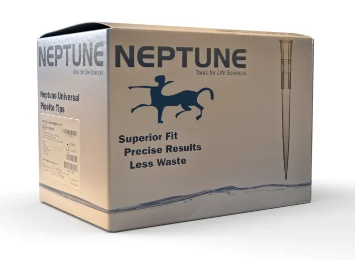 Neptune Filter Tips 0.1-10 µL Universal Fit Racked, Low Retention, Pre-Sterilized